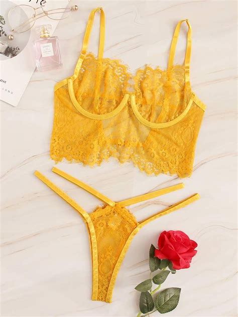 Yellow Women's Designer Lingerie & Shapewear 